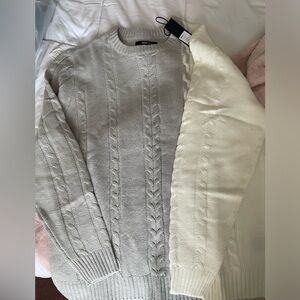 FashionNove Men Cable Knit Sweater